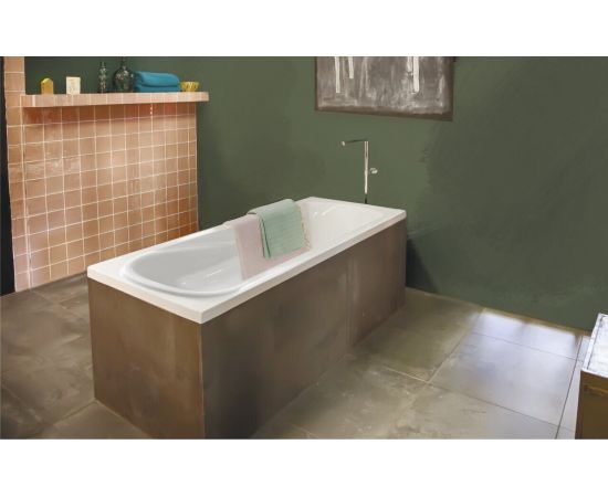 Акриловая ванна Eurolux ALLA 170x75 с каркасом, экраном и слив-переливом_, изображение 4