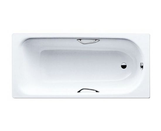 Стальная ванна Kaldewei Advantage Saniform Plus Star 337 с покрытием Easy-Clean с ножками 581470000000 и ручками 587670000999_