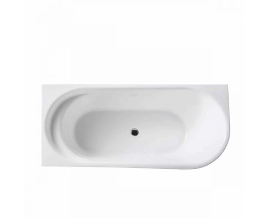 Акриловая ванна Vincea VBT-301-1700L, 170х78х60, цвет белый, слив-перелив в комплекте, хром_, изображение 2