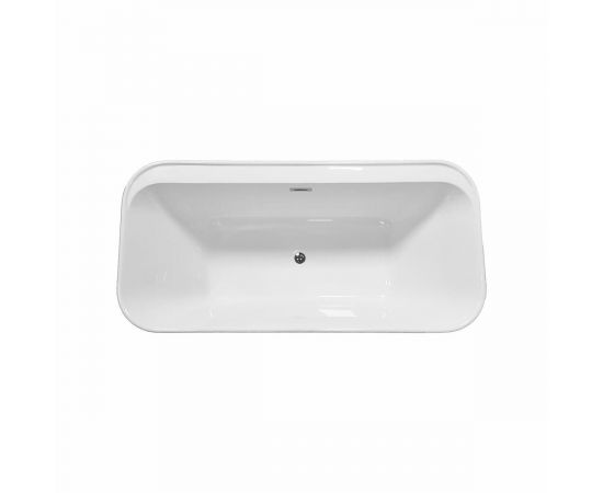 Акриловая ванна Vincea VBT-401-1700, 170х80х58 цвет белый, слив-перелив в комплекте, хром_, изображение 3