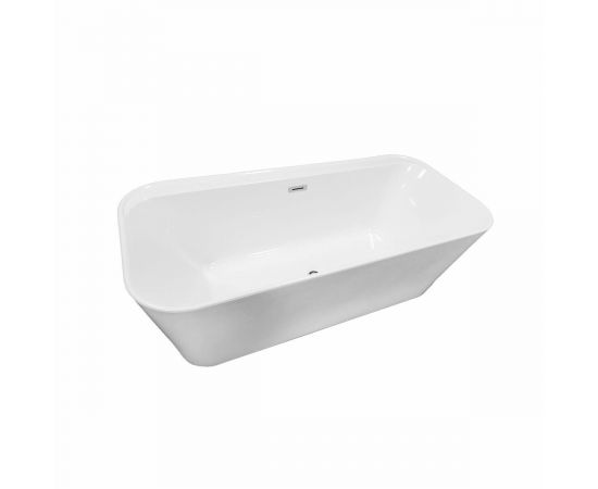 Акриловая ванна Vincea VBT-401-1700, 170х80х58 цвет белый, слив-перелив в комплекте, хром_, изображение 2