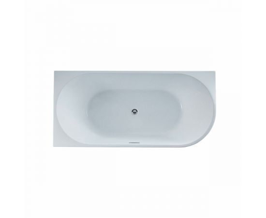 Акриловая ванна Vincea VBT-402-1700L, 170х80х58, цвет белый, слив-перелив в комплекте, хром_, изображение 3