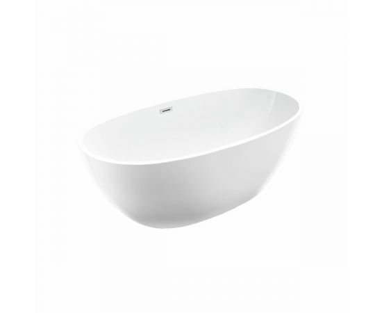 Акриловая ванна Vincea VBT-404-1700, 170х85х58, цвет белый, слив-перелив в комплекте, хром_, изображение 3