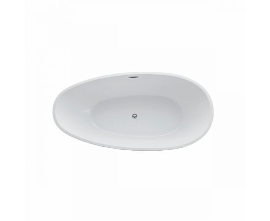 Акриловая ванна Vincea VBT-422-1800, 180х90х58, цвет белый, слив-перелив в комплекте, хром_, изображение 4