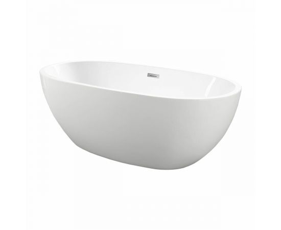 Акриловая ванна Vincea VBT-509, 165х75х59, цвет белый, слив-перелив в комплекте, хром_, изображение 2