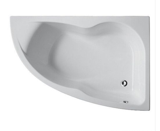Акриловая ванна Jacob Delafon Micromega Duo 150x100 R с каркасом SF218RU-NF и со слив-переливом E6D159-CP P хром_