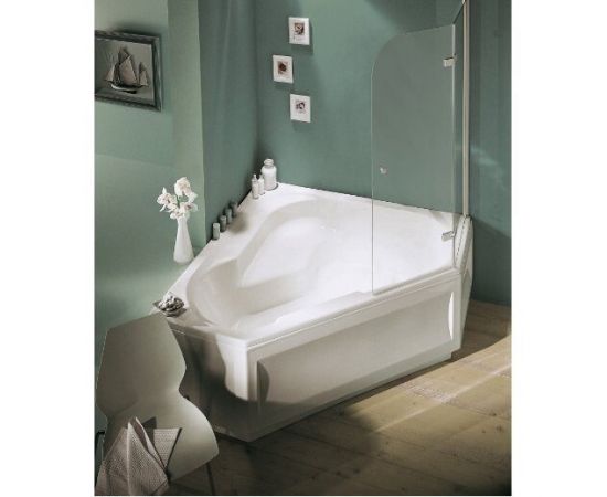 Акриловая ванна Jacob Delafon Bain-Douche 145х145 R с каркасом SF221RU-NF_, изображение 2