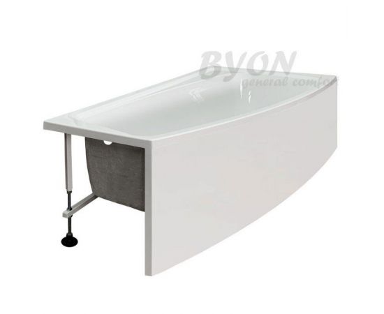 Акриловая ванна BYON DELLA 170х95х60 L c каркасом_, изображение 4