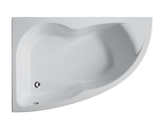 Акриловая ванна Jacob Delafon Micromega Duo 150x100 L с каркасом  SF218RU-NF и со слив-переливом E6D159-CP P хром_