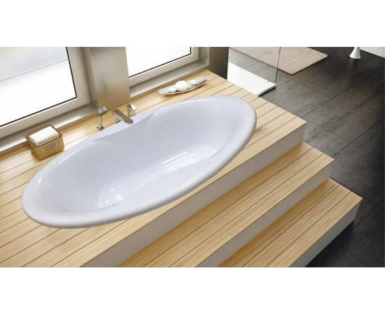 Акриловая ванна Eurolux TAHO 180x90 с каркасом, экранами и слив-переливом_, изображение 4