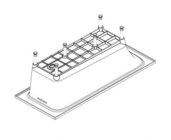 Ванна из искусственного камня Jacob Delafon Elite 170x70 щелевой перелив_, изображение 7