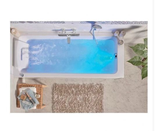 Акриловая ванна Jacob Delafon Sofa 170x75 с каркасом E6D052RU-NF и слив-переливом E70174-CP хром_, изображение 3