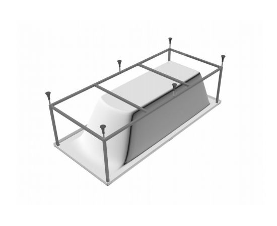 Акриловая ванна Relisan Daria 150x70 с каркасом и слив-переливом_, изображение 7