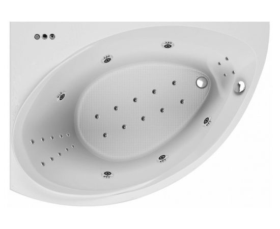 Акриловая ванна Relisan Eco Plus Ибица Л 170х120 ППУ с каркасом и слив-переливом_, изображение 4