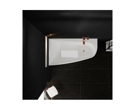 Акриловая ванна Vayer Boomerang 150x90 L с каркасом и слив-переливом_, изображение 4