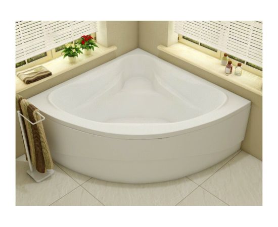 Акриловая ванна Relisan Rona 130x130 с каркасом и слив-переливом_, изображение 3