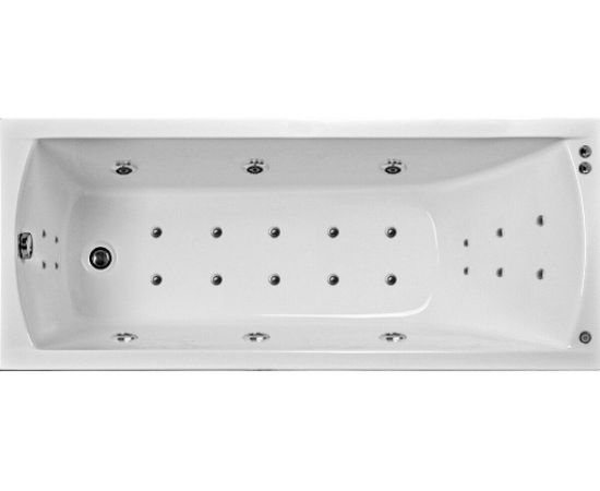 Акриловая ванна Vayer Milana 190x80 с каркасом и слив-переливом_, изображение 3