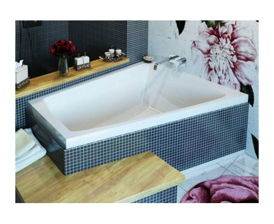 Акриловая ванна Vayer Trinity R 160x120 с каркасом и слив-переливом_, изображение 3