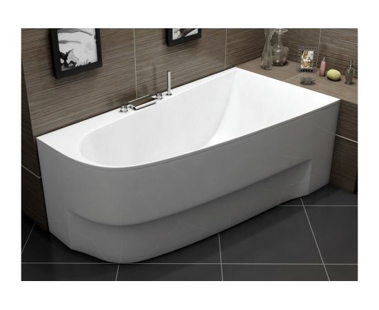 Акриловая ванна Vayer Boomerang 160x90 R с каркасом и слив-переливом_, изображение 7