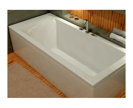 Акриловая ванна Vayer Savero 160x75 с каркасом и слив-переливом_, изображение 6