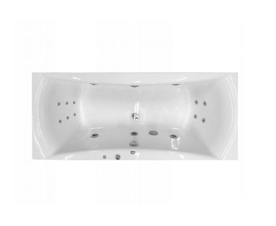 Акриловая ванна Relisan Xenia 170x75 с каркасом и слив-переливом_, изображение 5