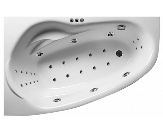 Акриловая ванна Relisan Zoya R 150x95 с каркасом и слив-переливом_, изображение 4