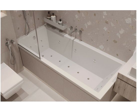 Акриловая ванна Relisan STELLA 170х70 с каркасом и слив-переливом_, изображение 3