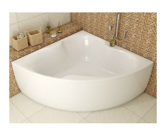 Акриловая ванна Vayer Iryda 150x150 с каркасом и слив-переливом_, изображение 5