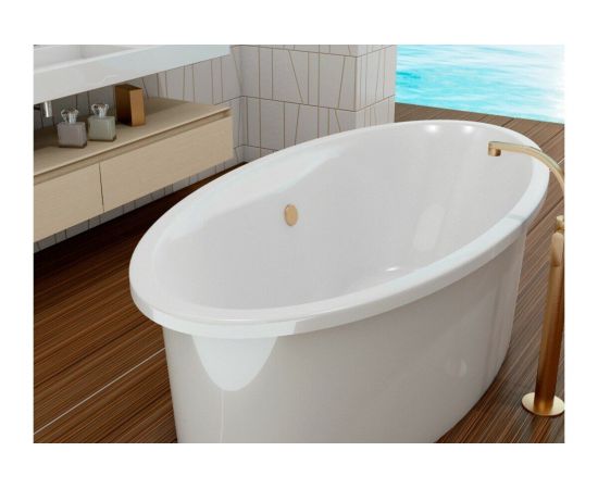 Акриловая ванна Vayer Beta 194x100 KPL с каркасом и слив-переливом_, изображение 3