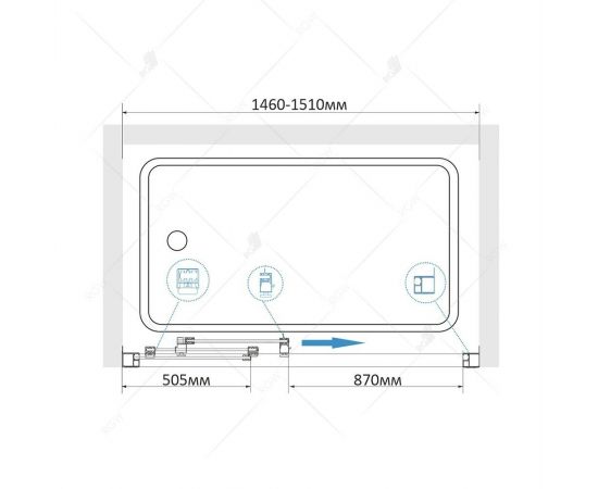 Шторка на ванну RGW SC-41 04114115-11_, изображение 4