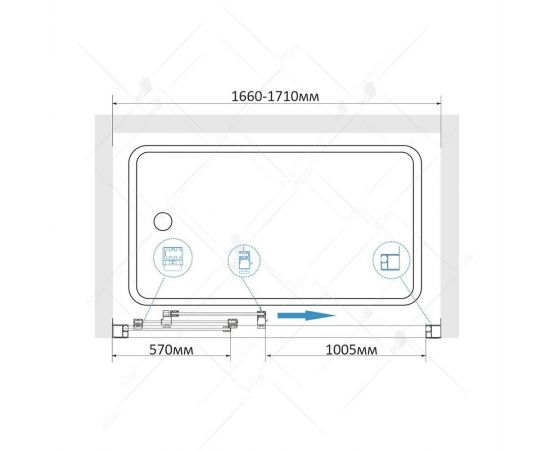 Шторка на ванну RGW SC-41 04114117-11_, изображение 4