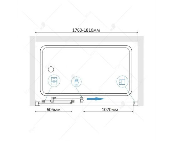 Шторка на ванну RGW SC-41 04114118-11_, изображение 4