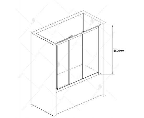 Шторка на ванну RGW SC-41 04114118-51_, изображение 2