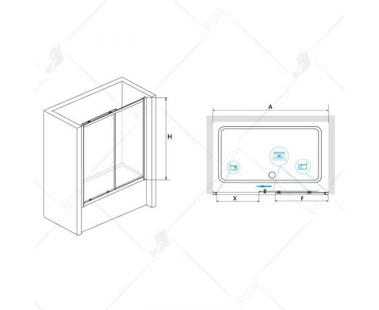 Шторка на ванну RGW SC-42 04114216-51_, изображение 2