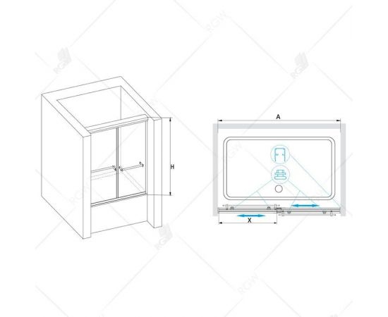 Шторка на ванну RGW SC-60 01116015-11_, изображение 3