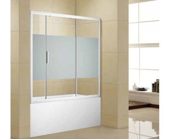 Шторка для ванны Aquanet Practic AE10-B-150H150U-CP, прозрачное стекло_, изображение 2