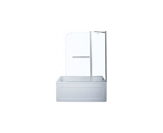 Шторка для ванны Aquanet SG-1200, прозрачное стекло_