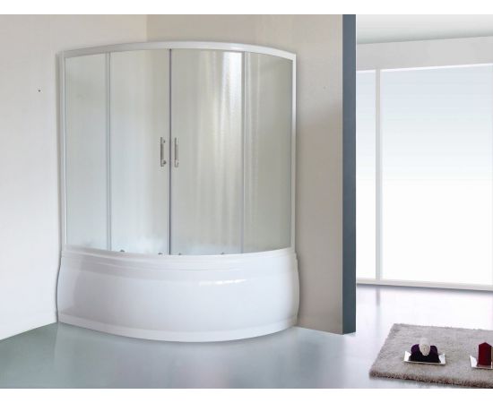 Душевая штора Royal Bath 150ALP-C 150x100x150 (матовая)_, изображение 2