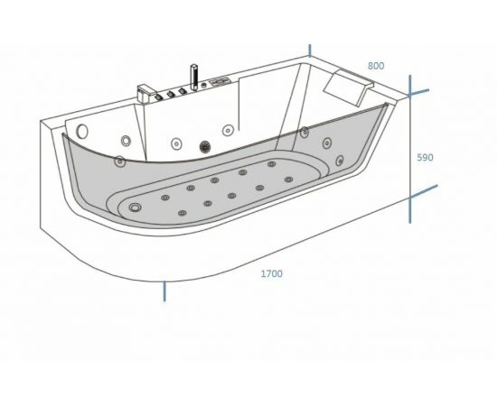 Акриловая ванна Grossman GR-17000R_, изображение 10