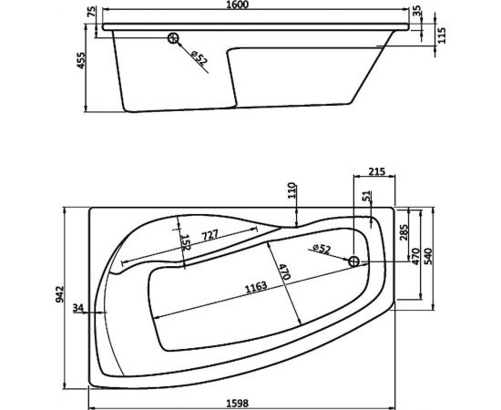 Акриловая ванна Santek Майорка XL L с монтажным набором WH112429_, изображение 4