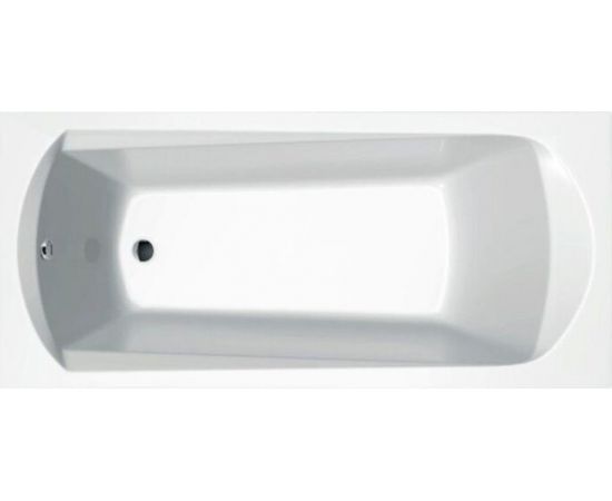 Акриловая ванна Ravak Domino 160x70 с ножками CY00000000 и сливом-переливом X01507_