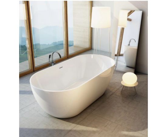 Акриловая ванна Ravak Freedom отдельностоящая со сливом-переливом X01305_, изображение 7