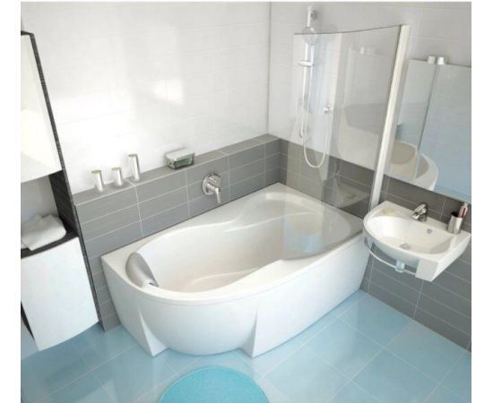 Акриловая ванна Ravak Rosa 95 R 160 см с ножками CY55000000_, изображение 6
