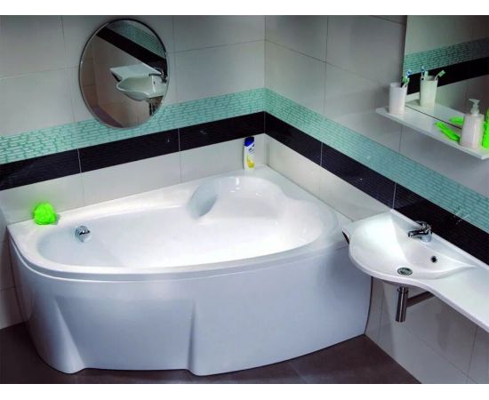 Акриловая ванна Ravak Asymmetric 160 R с ножками CY44000000_, изображение 4