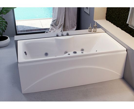Акриловая ванна Акватек Феникс 190х90 пустая с фр.экр.(слив справа)_, изображение 3