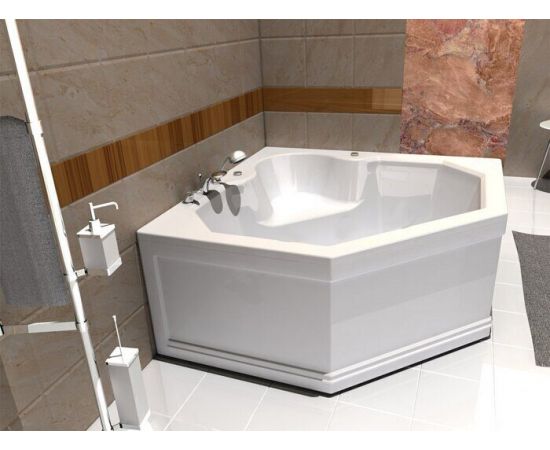 Акриловая ванна Акватек Лира LIR150-0000032 150x150 вклеенный каркас_, изображение 4