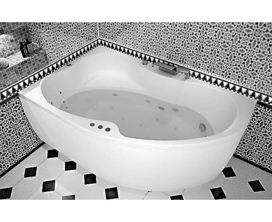 Акриловая ванна Aquanet Capri 160x100 L с каркасом_, изображение 5