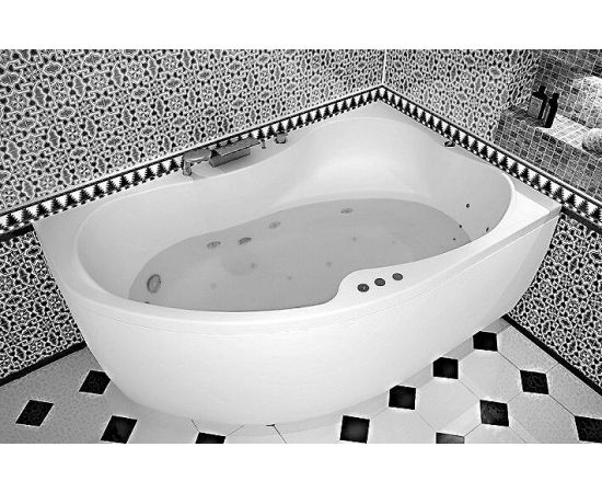 Акриловая ванна Aquanet Capri 160x100 R с каркасом_, изображение 5