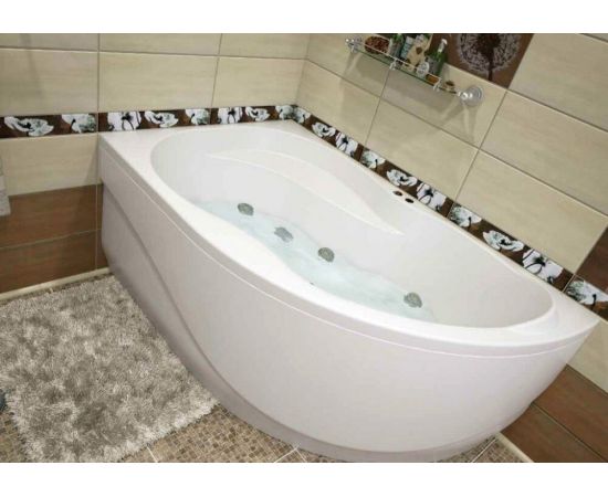 Акриловая ванна Aquanet Graciosa 150x90 L с каркасом_, изображение 6