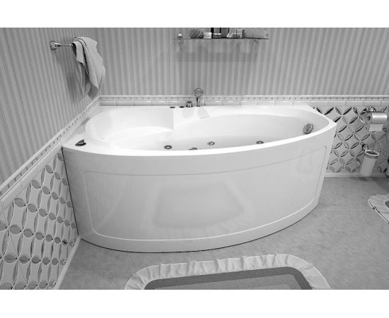 Акриловая ванна Aquanet Jersey 170x100 L с каркасом_, изображение 6